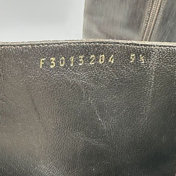 John Varvatos Block Heels Harness Boots F3013204 Sz 9.5 Moto Hand Made In Italy - Picture 6 of 10